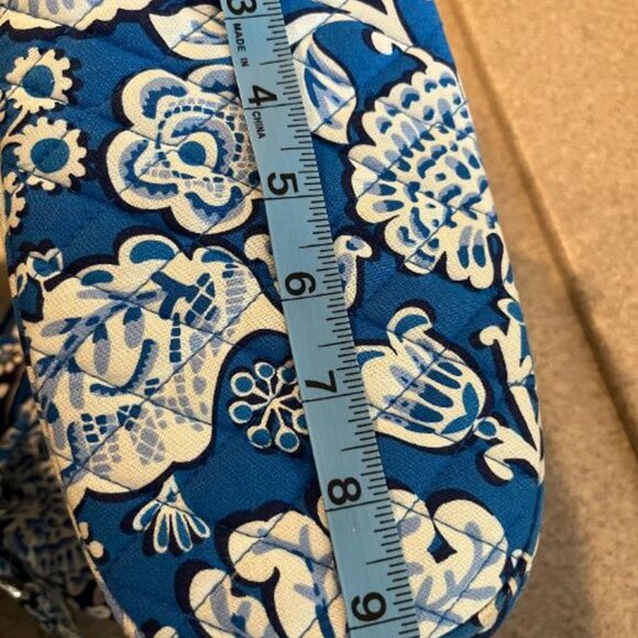 Vera Bradley Crossbody Adjustable Hobo Bag (Blue Lagoon) - Picture 8 of 9